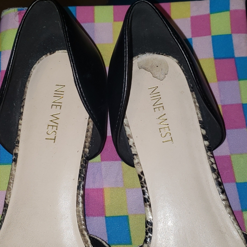 Nine West Python Patterned Flats - Picture 2 of 6